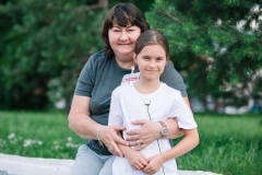 Елена Вяльбе с внучкой